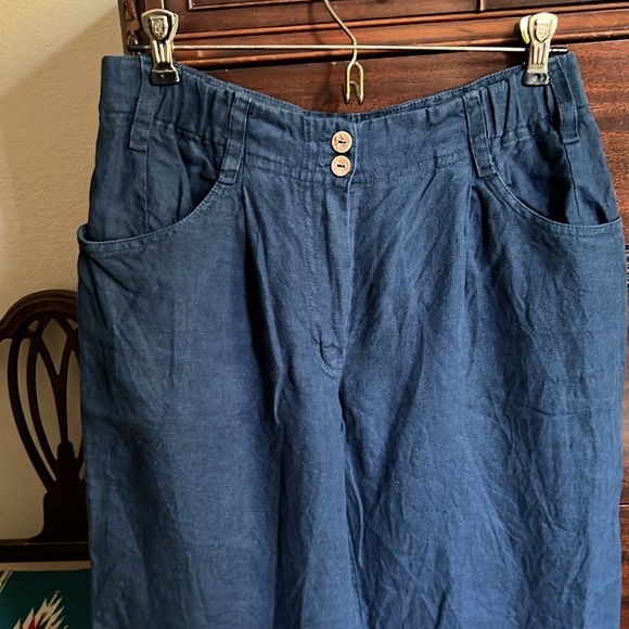 Not Perfect Linen Damme Pants - Picture 4 of 8